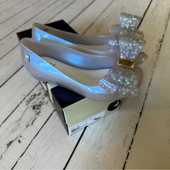 NWTIB Mini Melissa Mel Ultragirl Sweet IV in Lilac Pearl, sz 11 Little Kid - Picture 6 of 8